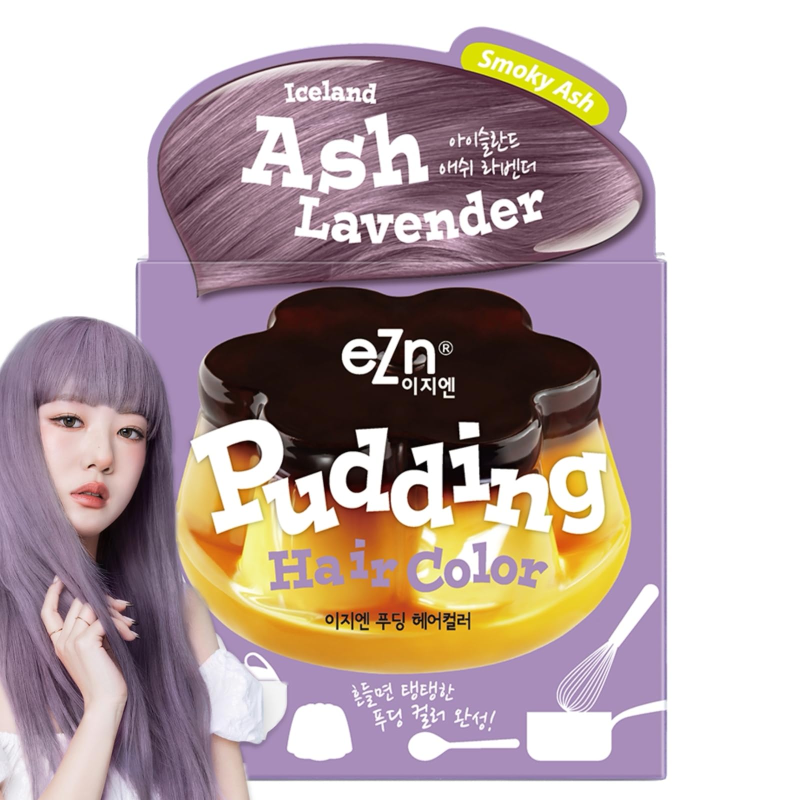 EZN Pudding Hair Dye Hair Color Ammonia Free Self Hair Dye DIY Kit